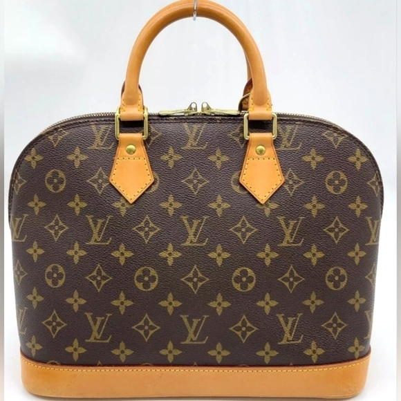 Louis Vuitton Alma PM Handbag in Monogram Canvas and Leather in Brown - Picture 1 of 16
